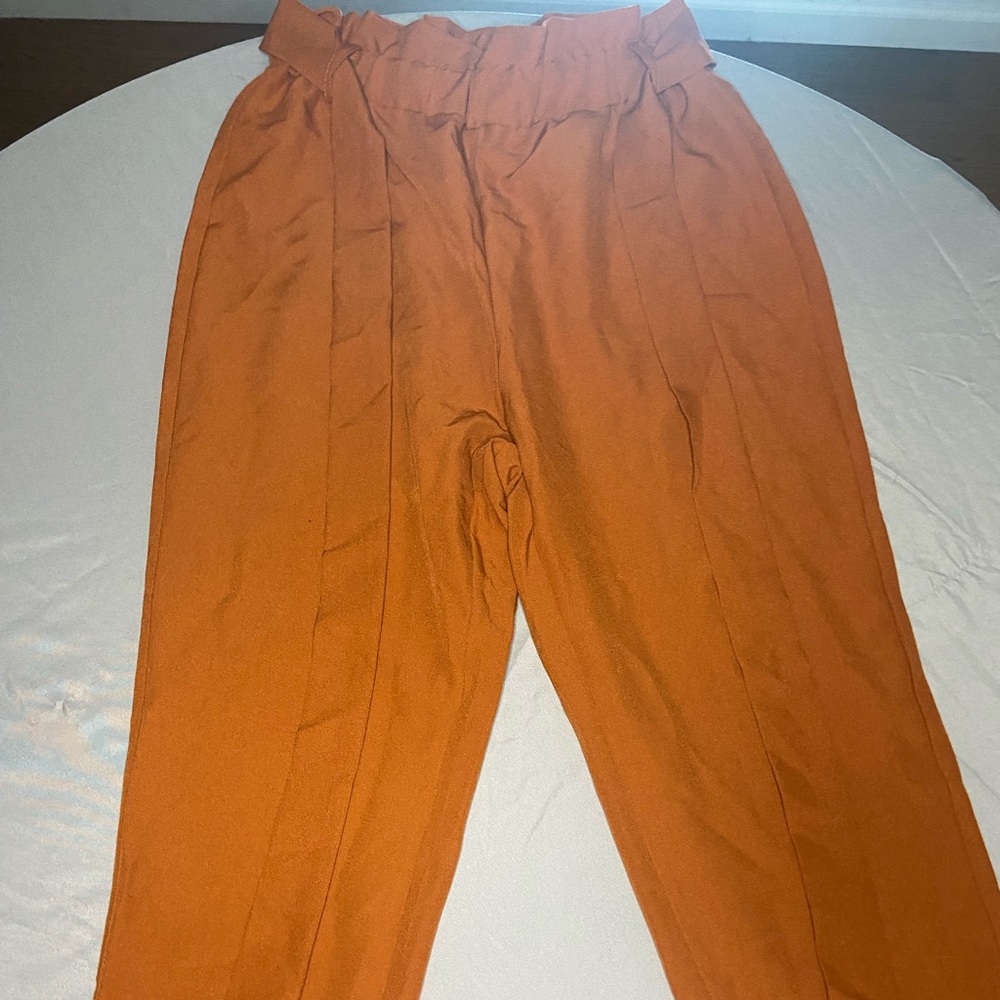 Paperbag Pants with Belt